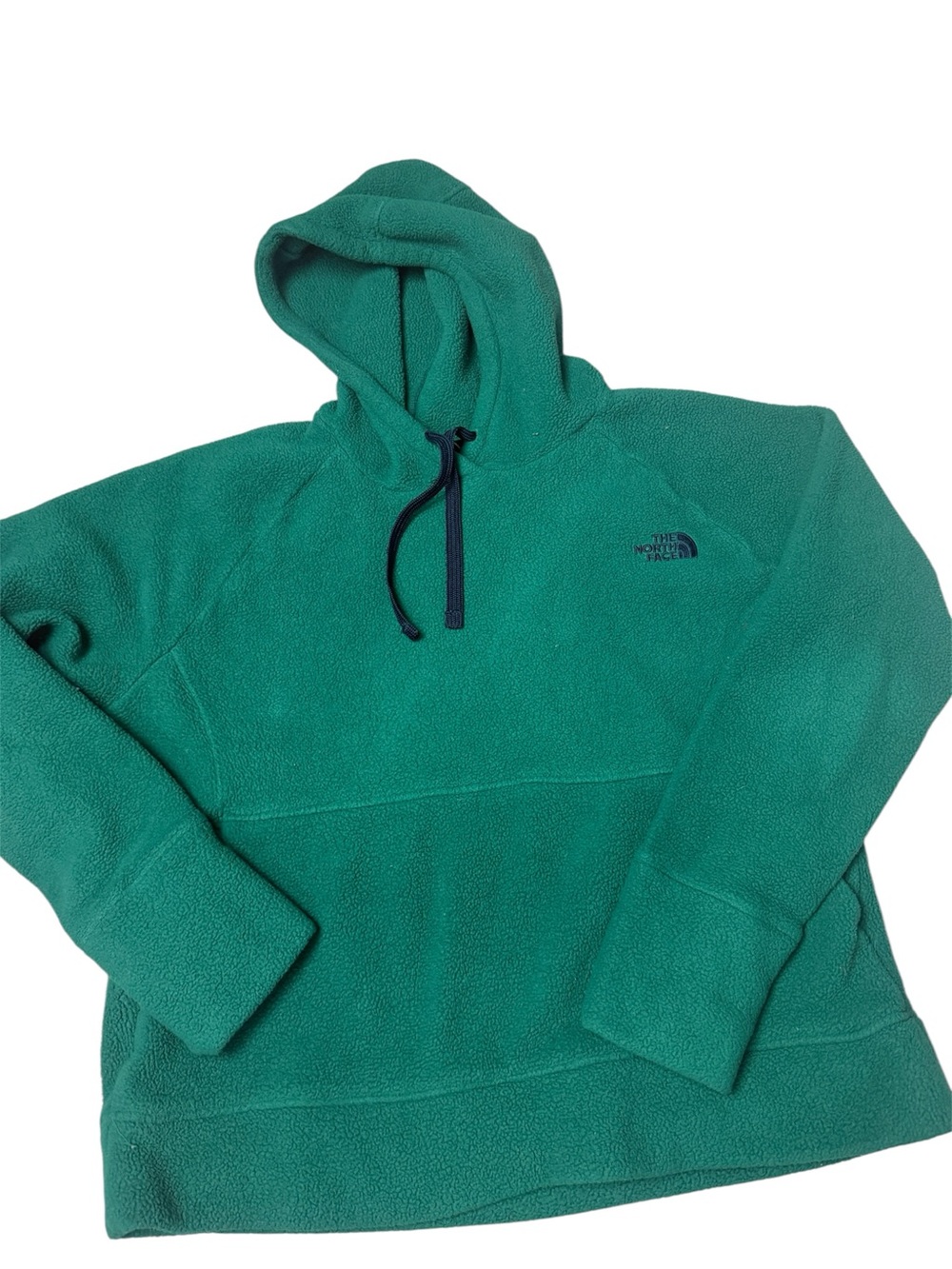 The North Face Deep Pile Fleece hoodie women's XL green